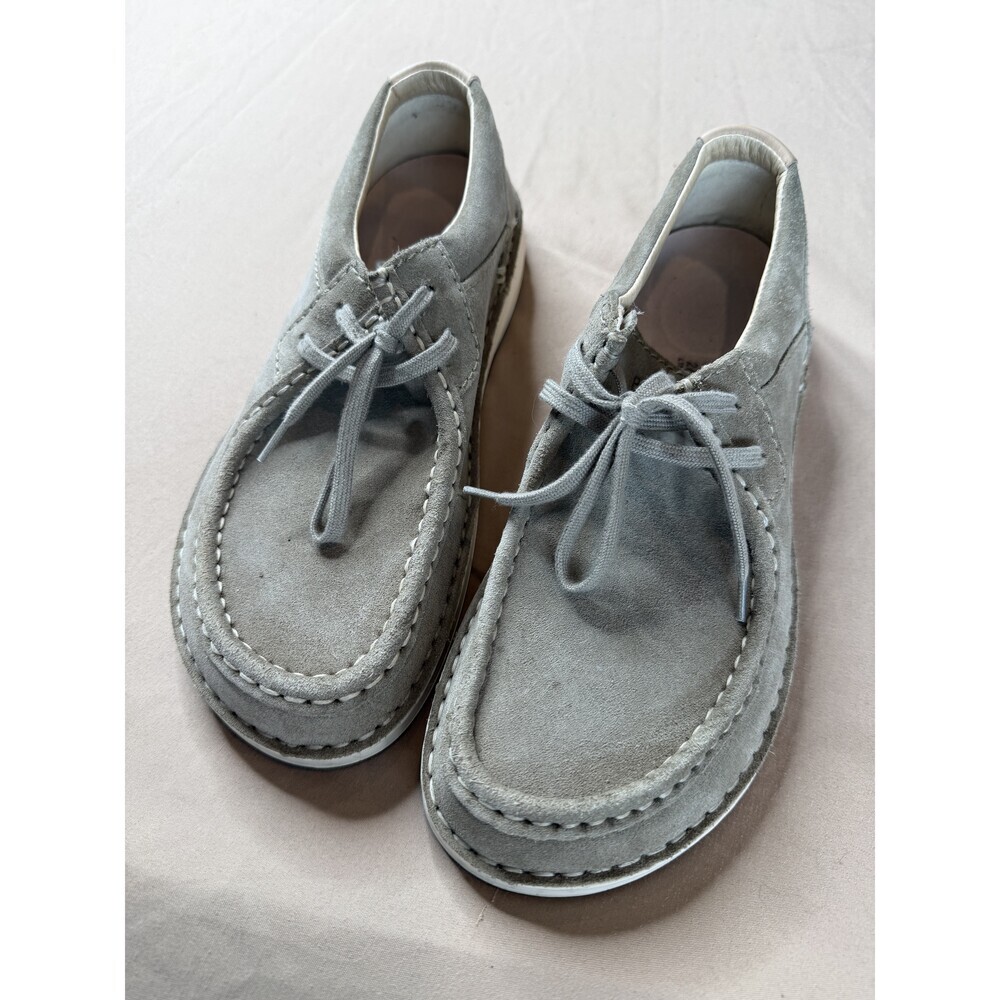 Birkenstock Pasadena Suede Lace-Up Shoes Men's US 8 EU 41 Taupe